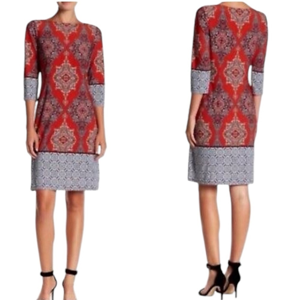 London Times Printed Dress